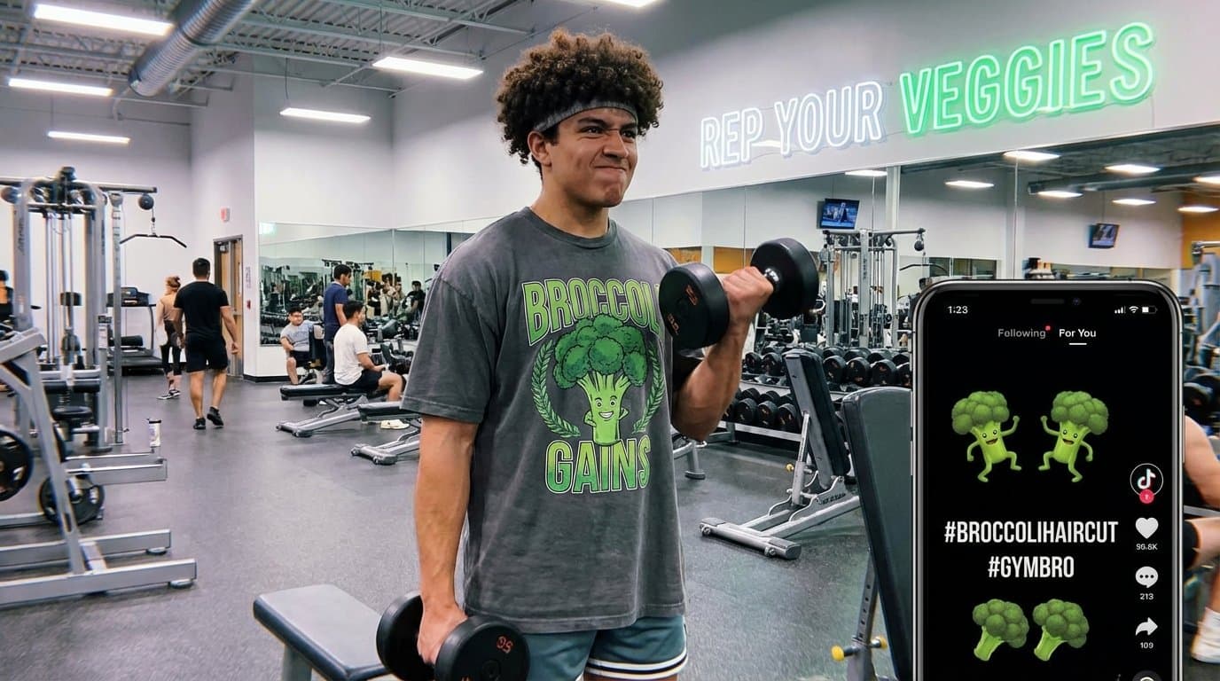 The Broccoli Haircut Meme: From TikTok Joke to Gym Bro Uniform